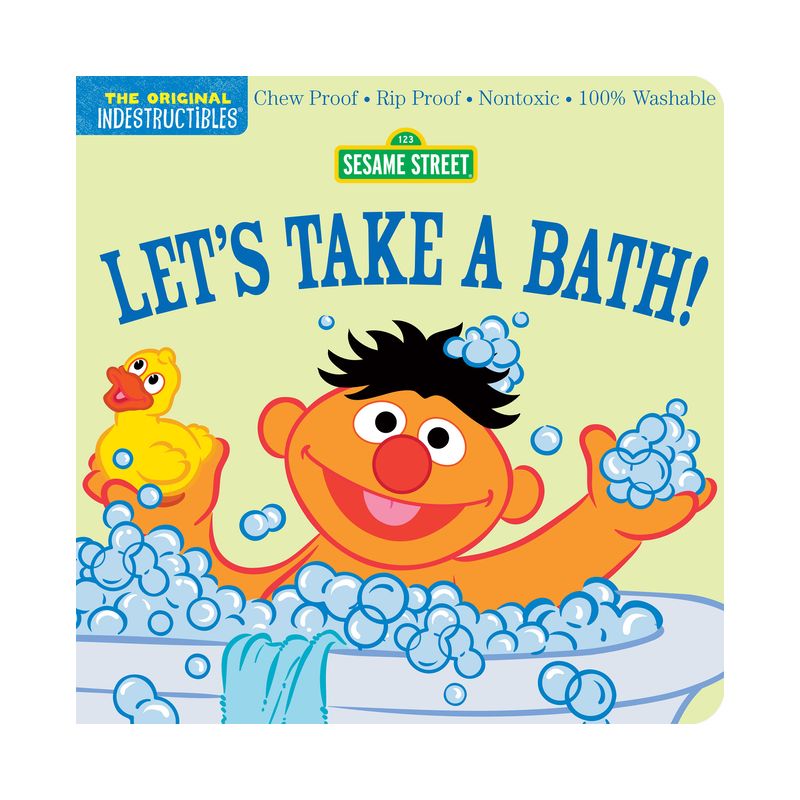 Indestructibles: Sesame Street: Let&#39;s Take a Bath! - by  Amy Pixton &#38; Sesame Street (Paperback), 1 of 2