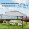 10' x 13' Gazebo Canopy Replacement Roof for 84C-116 - 3 of 4