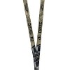 Halo Video Game Lanyard Keychain w/ 2 Master Chief Rubber Charm