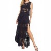 Women's Asymmetric Scalloped Crochet Top - Strut & Bolt - 3 of 4
