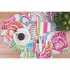 C&F Home Merritt Island Coastal Sea Life Cotton Quilted Round Reversible Placemats Set of 6, 17" - 4 of 4
