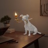 YIYIBYUS Modern Resin Engraved Puppy Dog Table Lamp, Animal Desk Lamp - 2 of 4