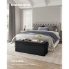 SONGMICS Storage Ottoman Bench Folding Storage Footrest 2 Extra Storage Boxes Hold up to 660 lb - 2 of 4
