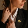Ross-Simons 3.40 ct. t.w. Citrine Bumblebee Pin/Pendant Necklace in 18kt Gold Over Sterling Size 18 - 3 of 4