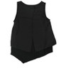 bar III Womens Envelope Tank Top, Black, Medium - 2 of 2