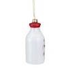 Northlight 4.5" Farm Fresh Milk Glass Bottle Christmas Ornament - 3 of 4