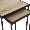 Callia End Table - FOX4268A - Light Brown - Safavieh Couture - 3 of 4