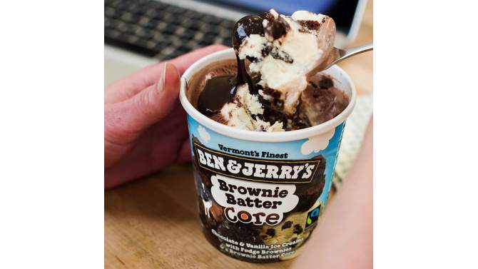 Ben &#38; Jerry&#39;s Peanut Butter Half Baked Chocolate &#38; Peanut Butter Ice Cream - 16oz, 2 of 11, play video