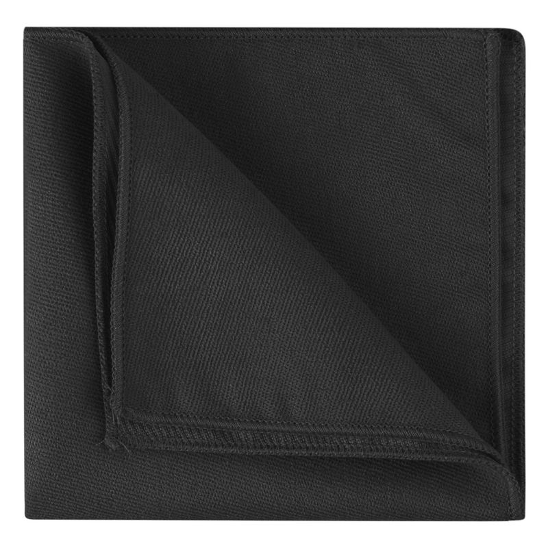 Elerevyo Men's Cotton Solid Color Formal Suit Pocket Squares, 4 of 5