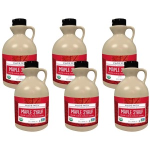 Made With Maply Syrup Grade A Dark Organic - Case of 6/32 oz - 1 of 2