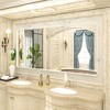 Apmir Rectangular Aluminum Alloy Framed and Tempered Glass Wall Bathroom Vanity Mirror in Matte Black/ Gold/ Silver/ Brown - 2 of 4