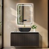 40'' Wall Mounted Bathroom Vanity Cabinet w/ Sink Faucet Floating Storage - 3 of 4