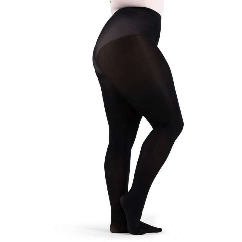 Capezio Women's Ultra Hold Plus Size Footed Tight, 3 of 4