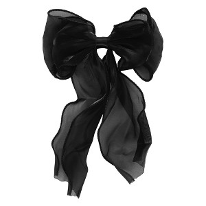 Unique Bargains Women's Cute Bow Hair Pins 10.24"x6.69"x0.79" 1 Pc - 1 of 3