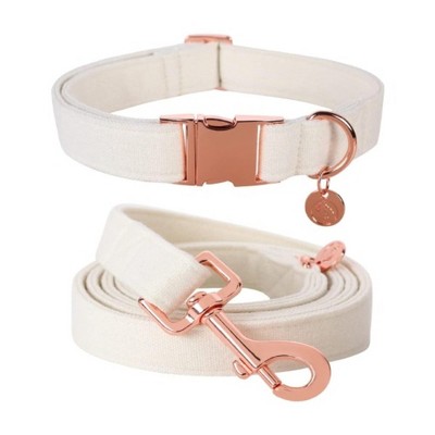Bellura Pet - Cotton Dog Harness - White