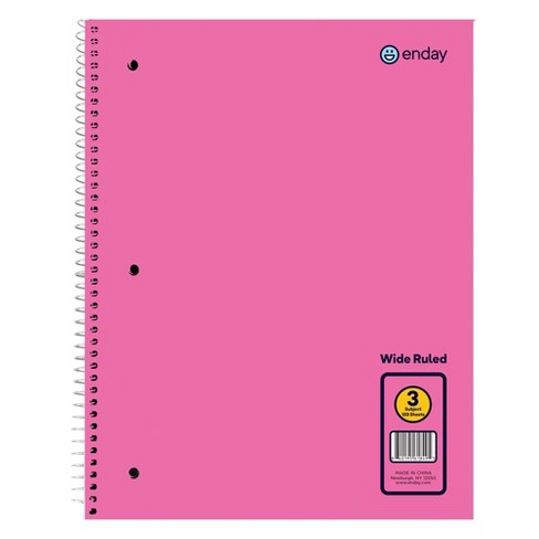 3 subject notebook target