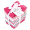 Hudson Baby Infant Girl Rayon from Bamboo Woven Washcloths 12pk, Coral Mint - 2 of 2