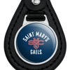 Saint Mary's College Gaels Logo Black Leather Keychain - 3 of 4