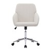 CAVINAS Adjustable Office Chair, Velvet Home Office Desk Chair, Ergonomic Office Chair, Swivel Chair, Backrest Seat, Desk Chair Comfy - 2 of 4
