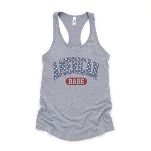 Simply Sage Market Women's Varsity American Babe Graphic Racerback Tank - 1 of 3