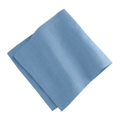 Denim Blue Linen Table Napkin Set of Four