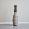 KWPZQEB Tall Standing Designer Floor Vase, Elegant Home Decoration, Large PVC Floor Vase with Modern Geometry Texture for Home, Hallway - 3 of 4