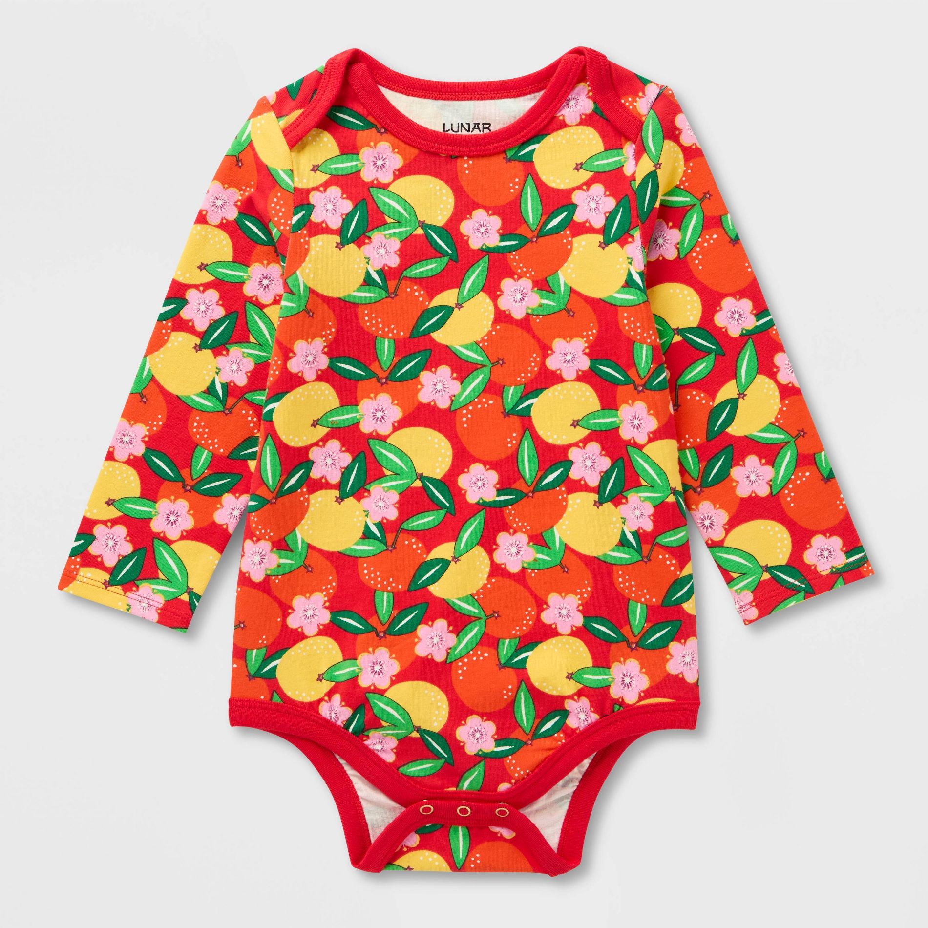 Lunar New Year Baby Bodysuit - Red Fruit