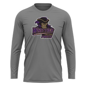 Men's Whittier College Adult Sport Long Sleeve Shirt Primary Logo - 1 of 4