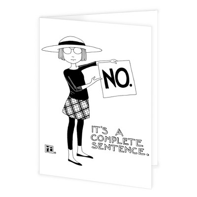 Mary Engelbreit Complete Sentence Engeldark Card