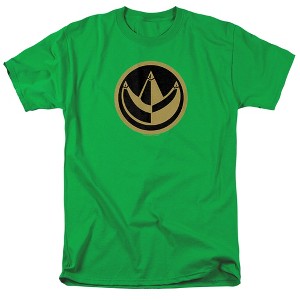 Power Rangers Green Ranger Logo Adult T-Shirt - 1 of 4