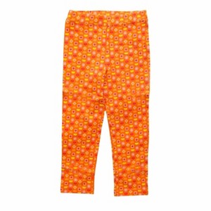 Ola! Otter Girl Leggings - Indian Flora Orange- Orange - 1 of 4