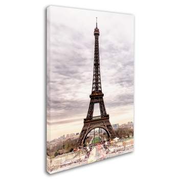 Trademark Fine Art -Philippe Hugonnard 'The Eiffel Tower' Canvas Art