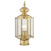 Livex Lighting Outdoor Basics 1 - Light Lantern in  Polished Brass - 3 of 4