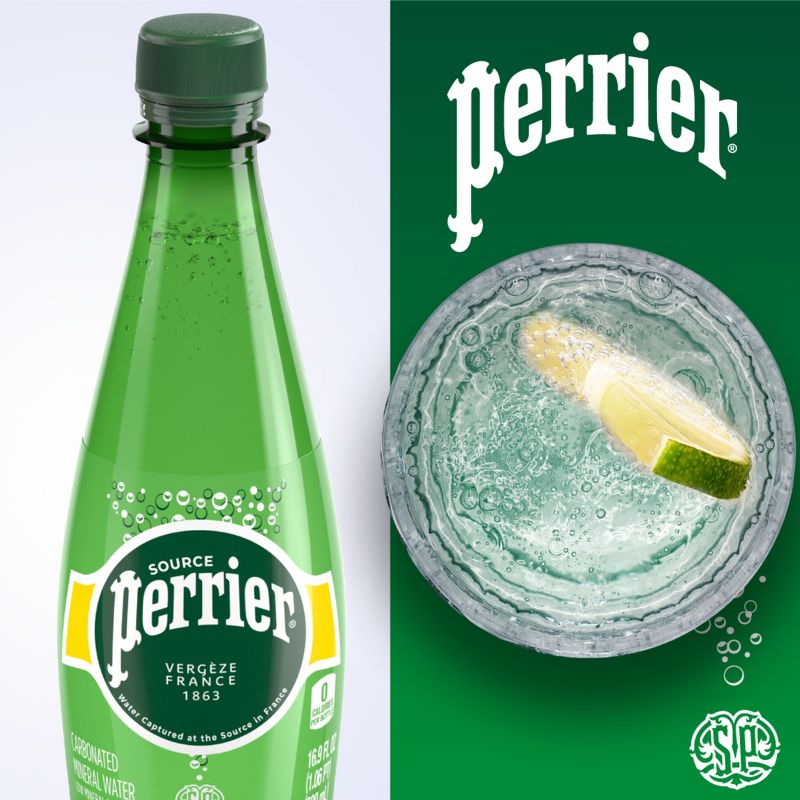 Perrier Carbonated Mineral Water - 12pk/16.9 fl oz Bottles, 5 of 10