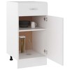 VidaXL Drawer Bottom Cabinet White 15.7"x18.1"x32.1" Engineered Wood - image 4 of 4