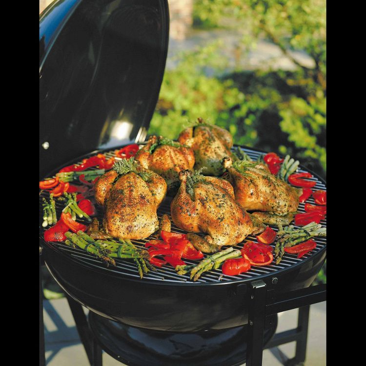 Weber Ranch Kettle Model 60020: Charcoal Grill, Stainless Steel Grates, Weatherproof, 1104 sq. in. Cooking Area, 5 of 5