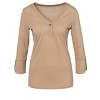 LASCANA Women's Button V-Neck Top - image 3 of 4