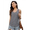 Ladies Sports Tank Top 92% Polyester 8% Spandex - Lightweight, Stretchy, Loose Fit, Racerback, Scoop Neck - 3 of 4