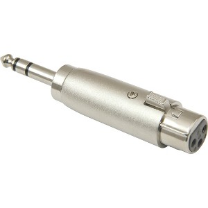 American Recorder Technologies XLR Female to 1/4" Male Stereo Adapter Nickel - 1 of 1