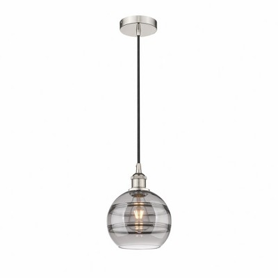 Rochester - 1 Light Cord Hung Mini Pendant In Industrial Style-9.88 Inches Tall and 8 Inches Wide