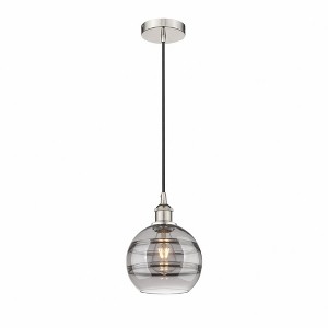 Rochester - 1 Light Cord Hung Mini Pendant In Industrial Style-9.88 Inches Tall and 8 Inches Wide - 1 of 1