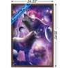 Trends International James Booker - Space Wolves Howling Framed Wall Poster Prints - 3 of 4