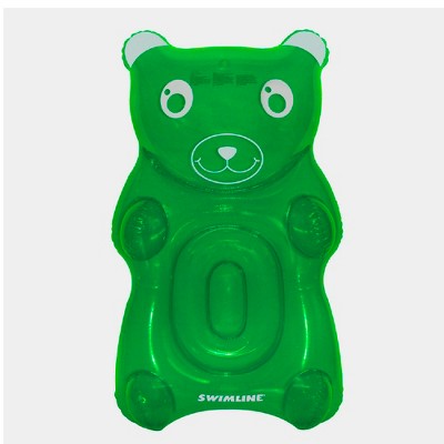 Swimline 60" Green Gummy Bear Swimming Pool Float