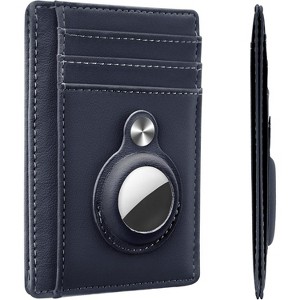 Slim Minimalist Front Pocket Air Tag Wallet, RFID Blocking Card Holder ...