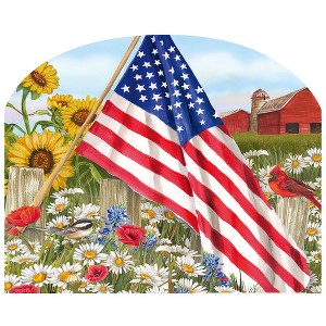 Briarwood Lane Everyday Art Sign 8.25x10.25 America the Beautiful Art Sign - 1 of 4