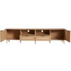 Sapphtopaz Modern TV Stand for TVs TV Entertainment Center with Drawers and Open Shelves, TV Stands for Living Room - 2 of 4