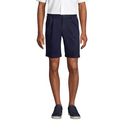 Lands' End Lands' End Men's Comfort Waist Pleated 9" No Iron Chino Shorts