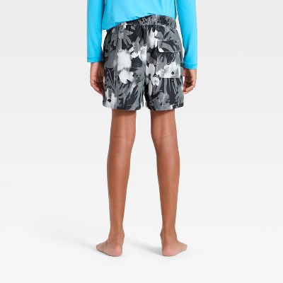 Art Class Boys' Shadow Palm Swim Trunks with Built in Boxers - art class™ Black XL — фото 2