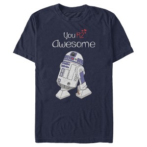 Men's Star Wars Valentine's Day You R2 Awesome T-Shirt - 1 of 4