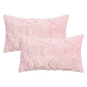 REGALWOVEN Fade Resistant Modern Plush Square Throw Pillow Covers 2 Pcs - 1 of 4